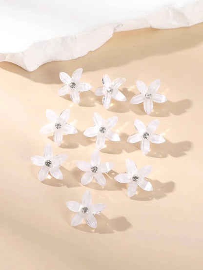 Flower Hair Pins