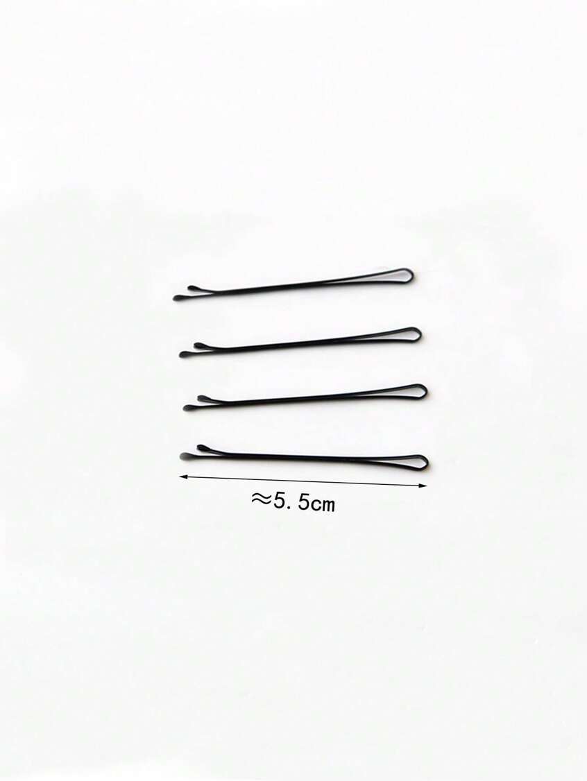 20pcs Black Simple Hairpins