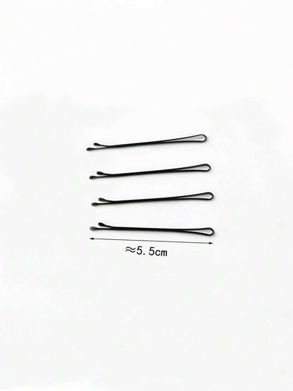 20pcs Black Simple Hairpins