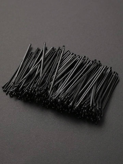 20pcs Black Simple Hairpins